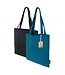 Shopper bag felt - recycled PET - petrol blue