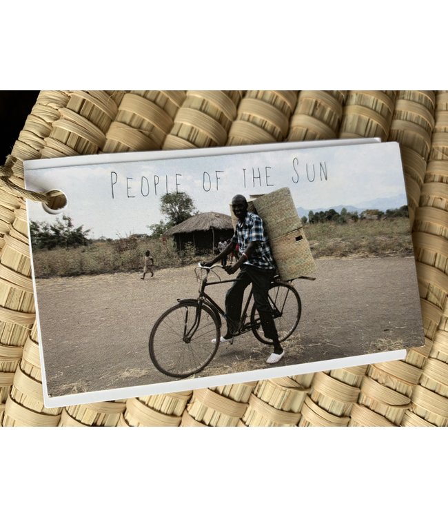 Mand palmblad met deksel Naturel beige - H55xD45cm - large