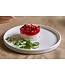 Set of 2 plates ceramic black 26x1,5 cm