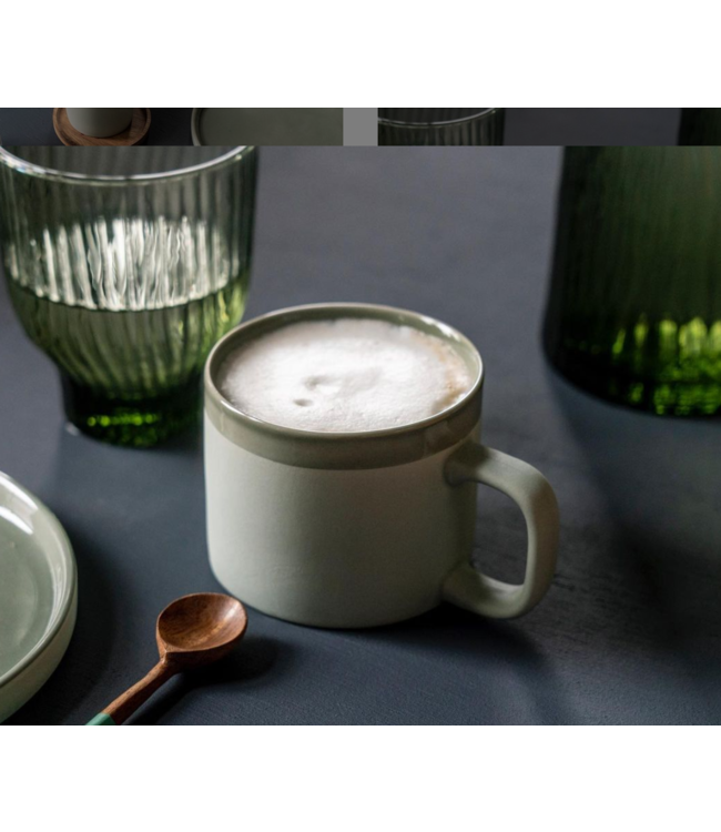 Kopje met oor keramiek celadon (groen) 200ml