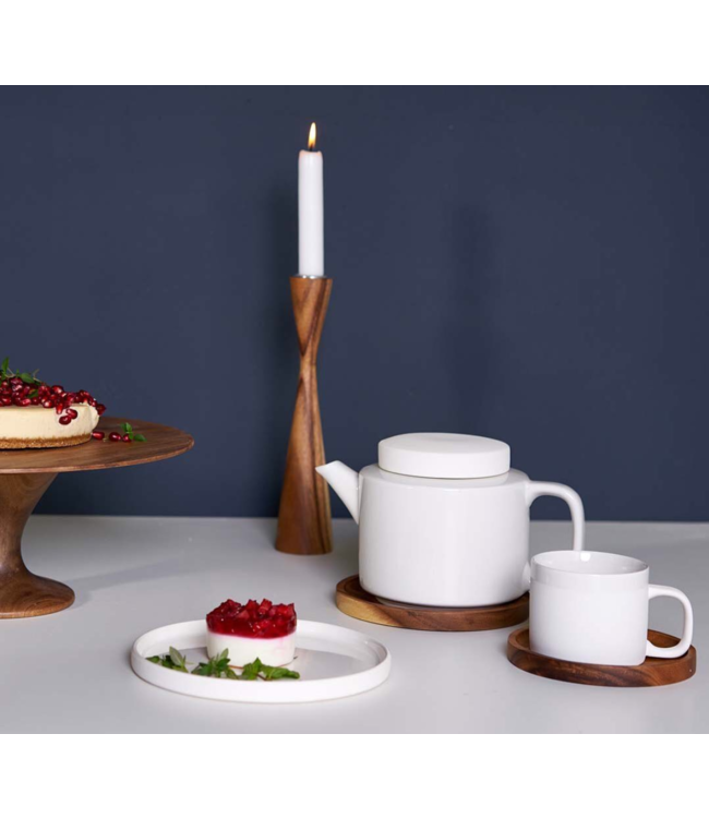 Kopje met oor in wit keramiek - 200 ml