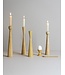 Wooden candleholder naturel 20 cm