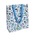 Rex London Shopper gerecycled plastic Wit-blauw Duiven 40x34cm