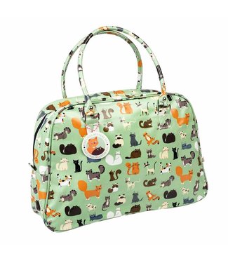 Rex London Weekend bag oilcloth - green - nine lives