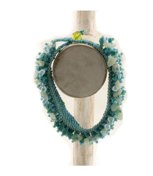 Bracelet aqua beads 2 cm