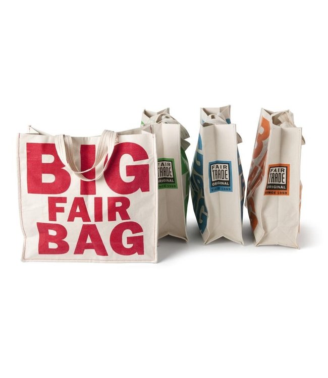 Shopper Big Fair Bag red letters - 40x40cm