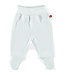 Limo basics Baby pants with feet - white organic cotton 56