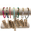 Armbandje 4Life - blauw-roze-goud