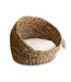 Straw cat basket with pillow 35cm