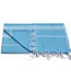 Hammam towel turquoise 180x100 cm multi stripe