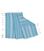 Hammam towel turquoise 180x100 cm multi stripe