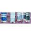 Hammam towel mintgreen 4 stripes 180 x 100 cm