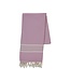 Hammam towel XL 220x160 cm pink with 2x4 stripes