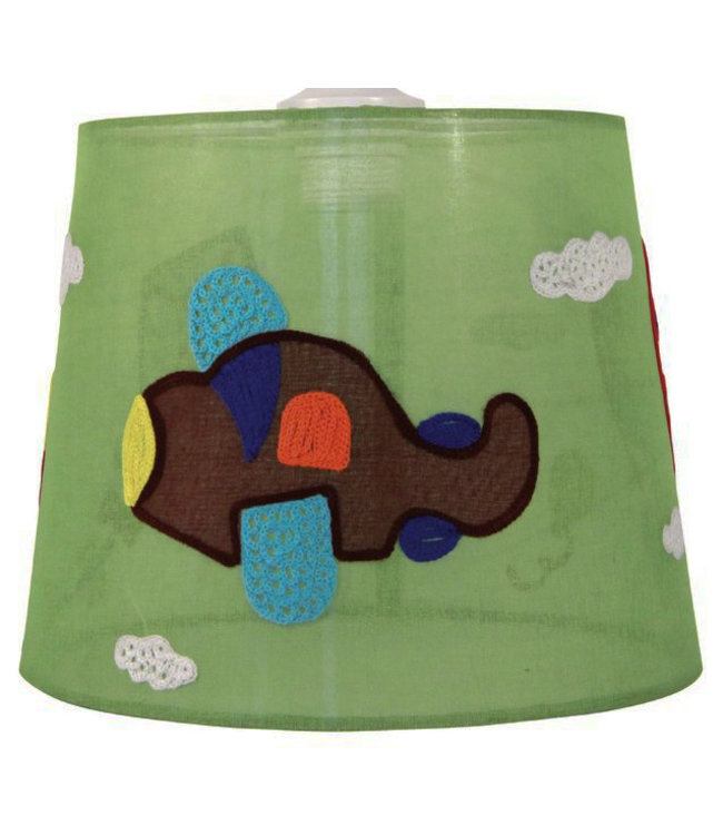 Lampenkap luchtverkeer turquoise