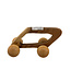 Massage roller wooden car