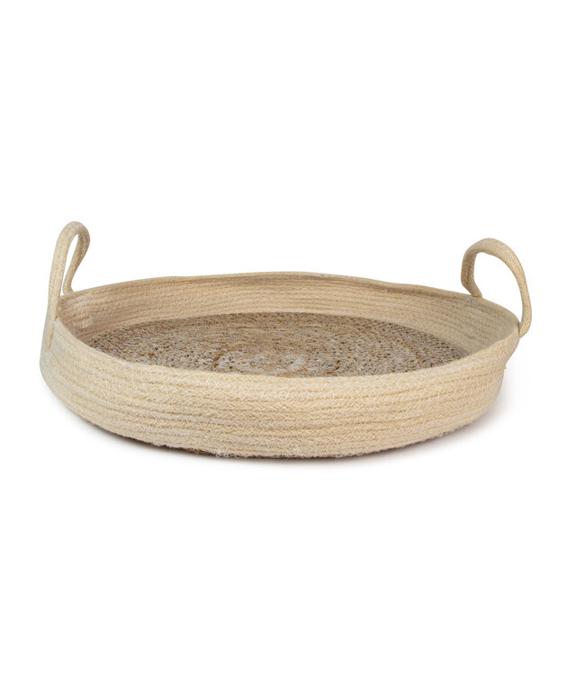 Dienblad / mand palmblad D42 x H7cm