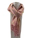 Sjaal kasjmier 30x150 cm roze-geel