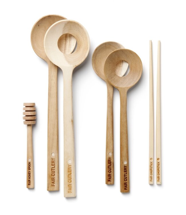 Houten slabestek groot Fair Cutlery