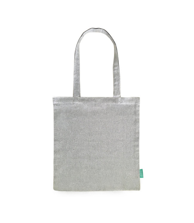 Shopper bag felt - recycled cotton light grey