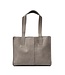 My paper bag - leren handtas taupe - MYOMY