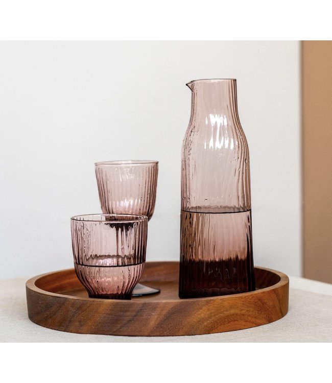 Wooden servingtray round 25 cm