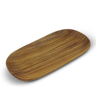 Kinta Oval serving bowl wood ellipse 15x30 cm