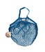 String shopping bag blue