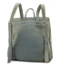 Eco leather backpack light blue