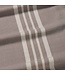 Hammam towel XL 220x160cm 2x4 stripes | taupe