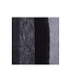 Shawl 180x80 cm (wool-look) black-grey striped