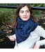 Shawl 180x80 cm (wool-look) denim blue (dark)