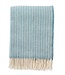 Plaid eco wool Otis - air blue - 200x130 cm - Klippan
