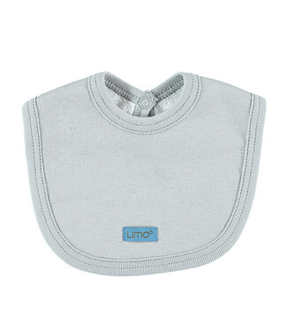 Limo basics Bib round grey organic cotton 0-2 months - Copy