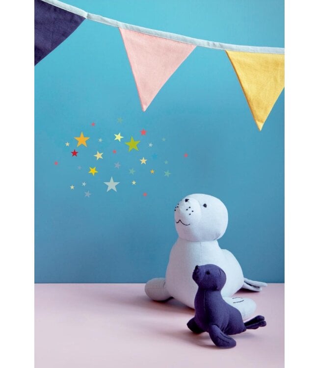 Cuddle seal dark blue 16x16cm