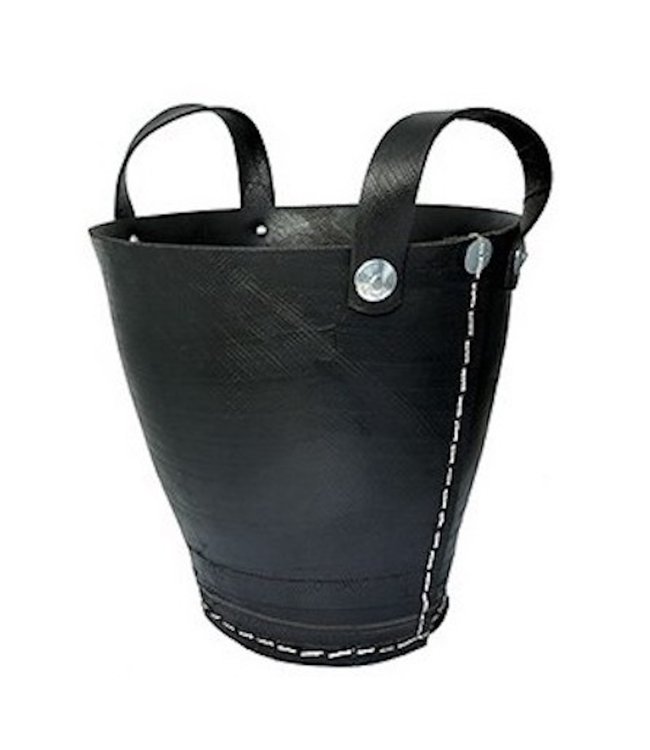 Basket recycled rubber D30 x H30cm