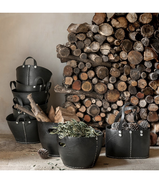 Rubberen mand gerecycled rond  - in 3 maten