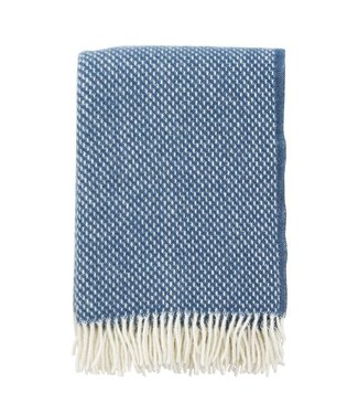 Klippan Plaid eco wool Preppy Blue - 200x130 cm