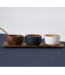 Wooden bowl D 11 cm dark blue