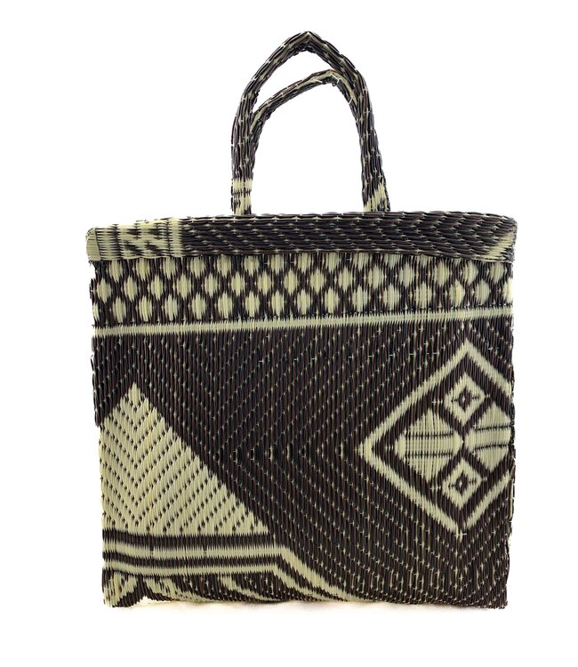 Shopper recycled plastic brown beige