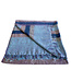 SjaalmetVerhaal Plaid 240x120 cm (wool-look) denim blue-dark blue