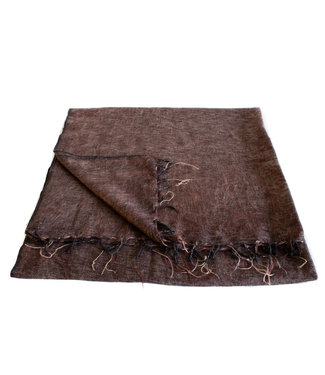 SjaalmetVerhaal Plaid 240x120 cm (wool-look) brown