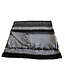 SjaalmetVerhaal Plaid 240x120 cm (wool-look) black-grey
