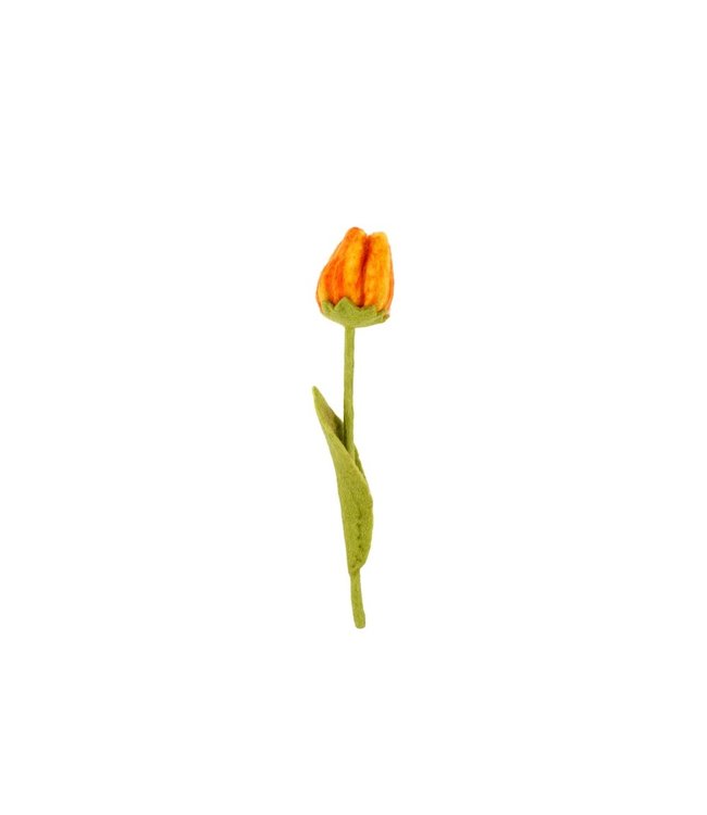 Felt tulip assorti - length 30 cm