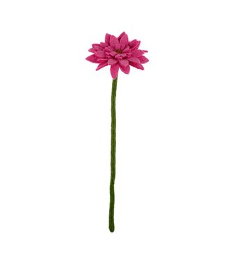 SjaalmetVerhaal Felt Gerbera - length 38 cm - fuchsia