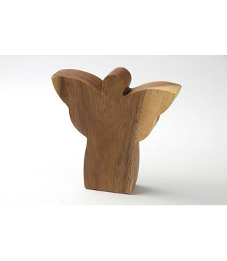 Kinta Wooden angel sculpture 20 cm L