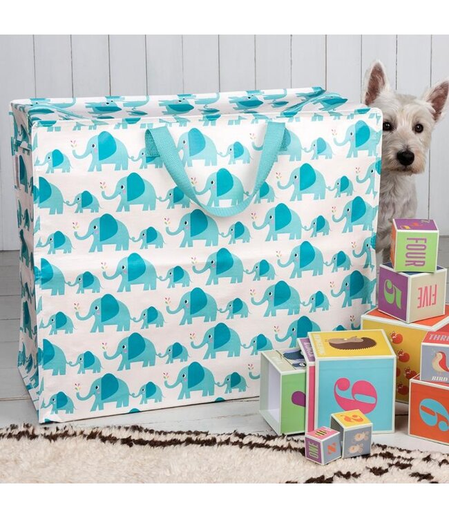 Grote opbergtas XL Elvis de Olifant - gerecycled plastic 55 cm