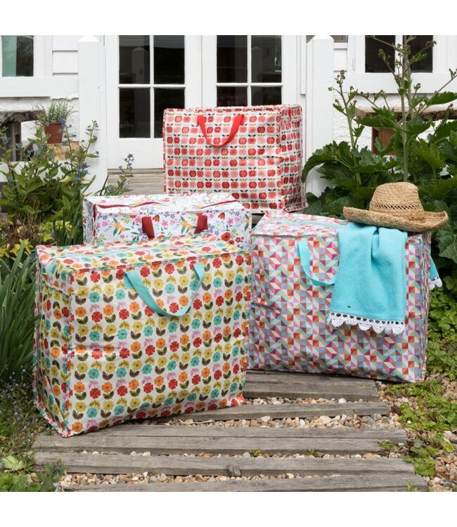 Grote opbergtas XL APPELS Vintage gerecycled plastic 55cm