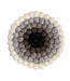 BeYoona Onderzetter vilt rond Iso  zwart-grijs-wit D20 cm