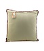 Sierkussen vierkant retro design Koe - Khaki -45cm