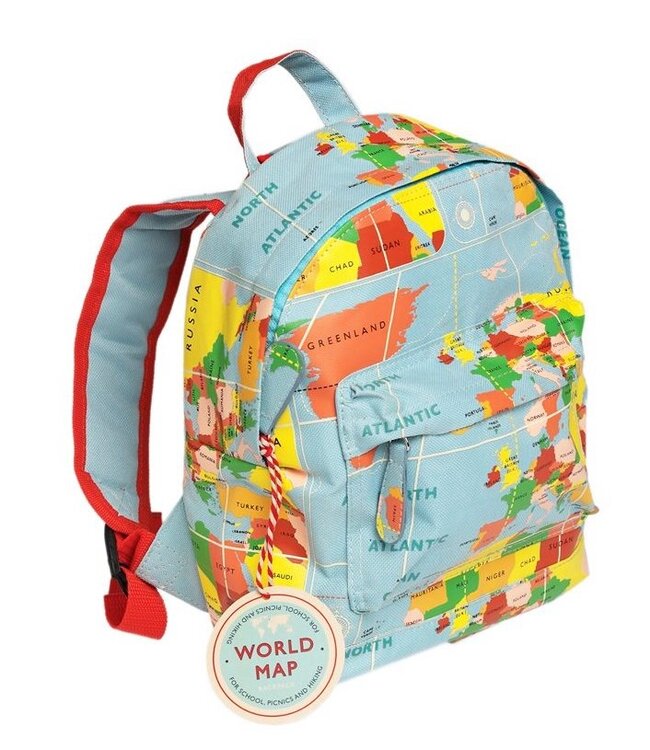 Children's backpack Worldmap